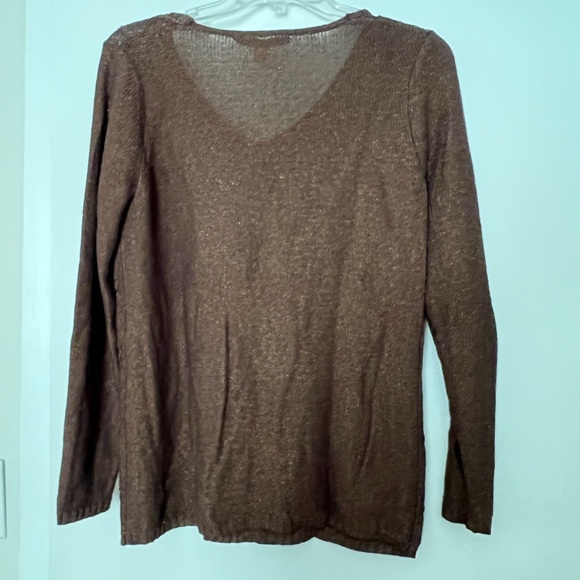 Women's Brown Sweater - Picture 3 of 3